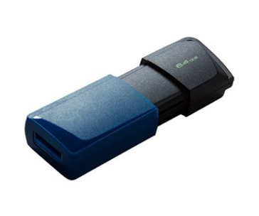 Kingston Flash Disk 64GB USB3.2 Gen 1 DataTraveler Exodia M (Black + Blue)