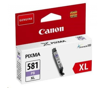 Canon CARTRIDGE CLI-581XL foto modrá pro PIXMA TS615x, TS625x, TS635x, TS815x,TS825x, TS835x, TS915x (4 710 str.)