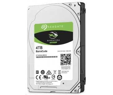 SEAGATE HDD 4TB BARRACUDA, 2.5", SATAIII, 5400 RPM, Cache 128MB, 15mm