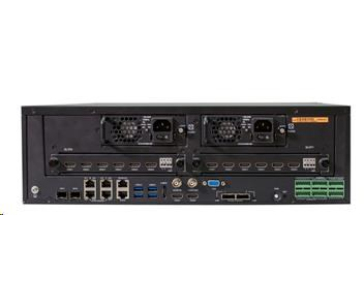 Uniview NVR, 128 kanálů, H.265, 16xHot-Swap HDD, RAID,12Mpix (384/384Mbps), 2xHDMI + VGA, 4xUSB, 2xMiniSAS, 2xSFP, audio