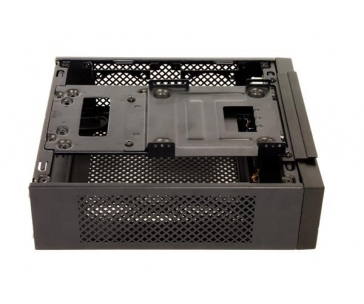 CHIEFTEC skříň Compact Series/mini ITX, IX-03B-OP, Black, Alu, bez zdroje