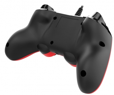 Nacon Wired Compact Controller - ovladač pro PlayStation 4 - červený