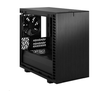 FRACTAL DESIGN skříň Define 7 Nano Black Solid, USB 3.1 Type-C, 2x USB 3.0, bez zdroje, mATX