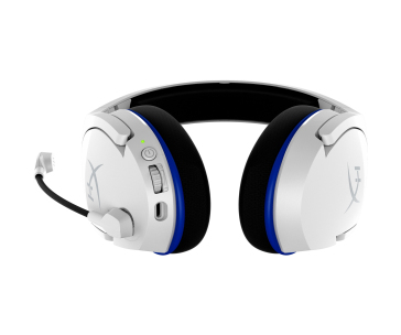 HyperX Cloud Stinger Core - Wireless Gaming Headset (White-Blue) - PS5-PS4 (HHSS1C-KB-WT/G)- Sluchátka pro herní konsole