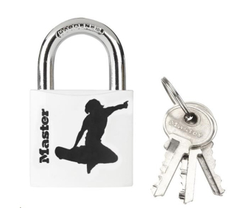 Master Lock 3430EURDSPO_surf visací zámek z pevného hliníku - 30mm