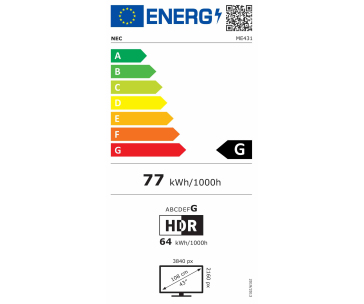 SHARP/NEC MultiSync ME432 LCD 43", IPS, LED, 3840x2160, 400nit, 1200:1, 8ms, 18/7, HDMI, LAN, USB, Mediaplayer