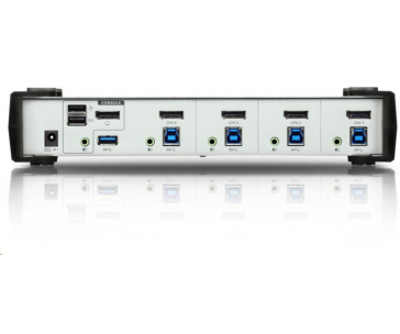 ATEN 4-port DisplayPort KVMP USB3.0, audio