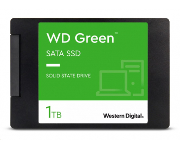 WD GREEN SSD 3D NAND WDS100T3G0A 1TB SATA/600, (R:500, W:400MB/s), 2.5"