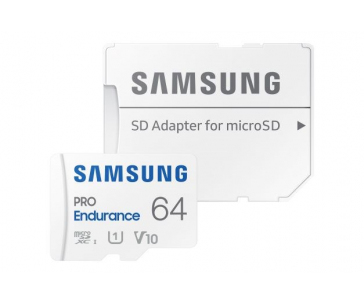 Samsung micro SDXC karta 64GB PRO Endurance + SD adaptér