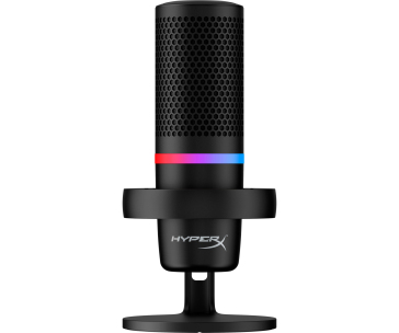 HyperX DuoCast - USB Microphone (Black) - RGB Lighting (HMID1R-A-BK/G) - Mikrofon