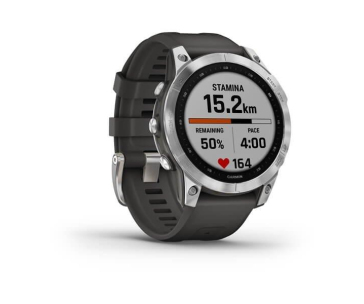 Garmin fenix® 7 – Standard Edition, Silver / Black Band, EU