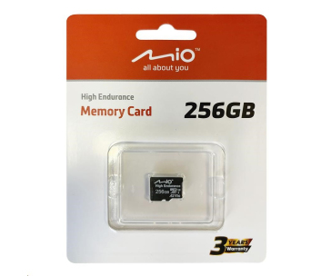 Mio 256 GB microSDXC, V30, U3, A2 paměťová karta