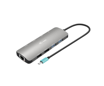 BAZAR - i-tec USB-C Metal Nano 2x HDMI Docking Station, PD 100W - Poškozený obal (Komplet)