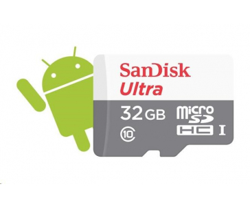 SanDisk MicroSDHC karta 32GB Ultra (80MB/s, Class 10 UHS-I, Android)