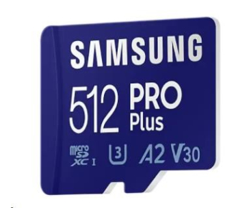 Samsung micro SDXC karta 512GB PRO Plus + SD adaptér