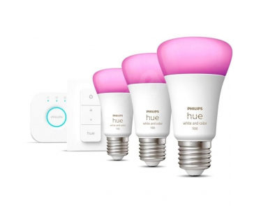 Philips Hue White and Color Ambiance 9W 1100 E27 starter kit