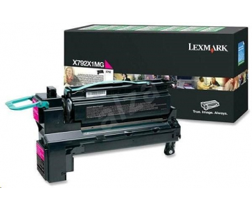 LEXMARK toner X792 Magenta Extra High Yield Return Programme Print Cartridge (20K)