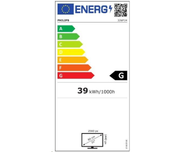 Philips MT IPS LED 31,5" 326P1H/00 - IPS panel, 2560x1440, 2xHDMI, DP, USB-C dock, RJ45, repro, pivot