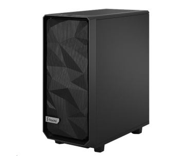 FRACTAL DESIGN skříň Meshify 2 Compact Black Solid, USB 3.1 Type-C, 2x USB 3.0, bez zdroje, mATX