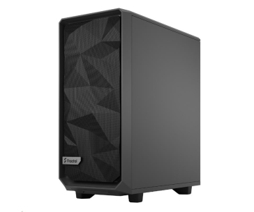 FRACTAL DESIGN skříň Meshify 2 Compact Gray TG Light Tint, USB 3.1 Type-C, 2x USB 3.0, bez zdroje, mATX