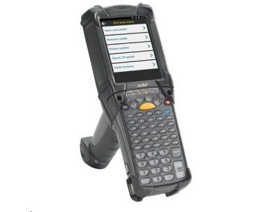 Zebra MC9200 Standard, 2D, LR, BT, Wi-Fi, Gun, disp., WEC 7