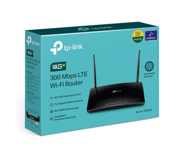 TP-Link Archer MR500 OneMesh WiFi5 router (AC1200,4G LTE,2,4GHz/5GHz,Cat6,3xGbELAN,1xGbEWAN/LAN,1xNanoSIM)