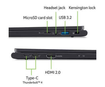 ACER NTB TravelMate P6 (TMP614-73-TCO-532B),Ultra 5-125H,14"WUXGA,16GB,512GB,Intel Arc,Win11Pro,Black