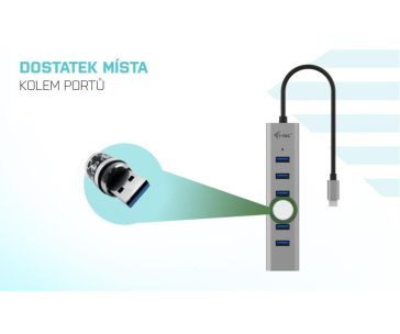 i-tec USB-C Charging Metal HUB 7 Port