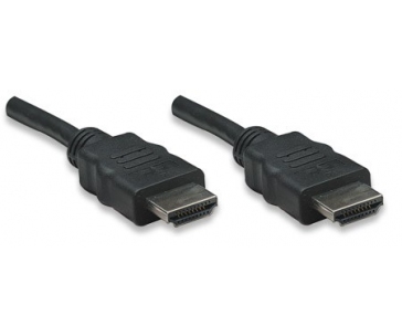 MANHATTAN kabel High Speed HDMI 3D, Male to Male, stíněný, černý, 20m (22.5m)