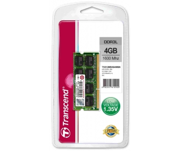 TRANSCEND SODIMM DDR3L 4GB 1600MHz 1Rx8 CL11