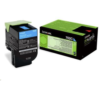 LEXMARK Cyan toner 702M pro CS310/410/510 z programu Lexmark Return (1 000 stran)