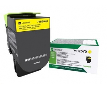 Lexmark toner pro CS/CX317, 417, 517 Yellow z programu Lexmark Return na 2 300 stran