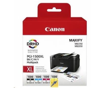 Canon CARTRIDGE PGI-1500XL multipack pro Maxify MB2050, MB2150, MB2350, MB2750 a MB2755 ( 780 str.)