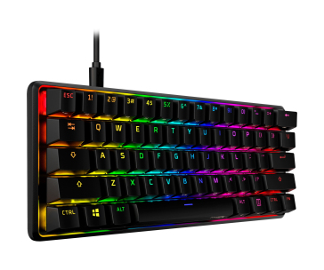 HyperX 60 Alloy Origins AQU Gaming Keyboard-US - Klávesnice