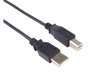 PREMIUMCORD Kabel USB 2.0 A-B propojovací 1m, barva černá