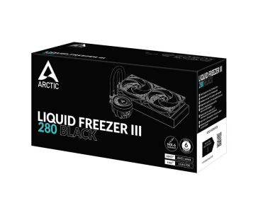 ARCTIC Vodní chladič Liquid Freezer III 280, 2x140mm, AM5, LGA1851, černá