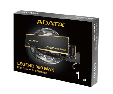 ADATA SSD 1TB LEGEND 960 MAX, PCIe Gen4 x4, M.2 2280, (R:7400/ W:6000MB/s)