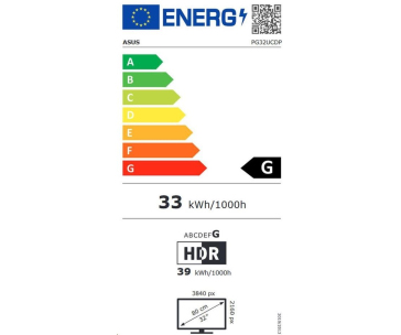 ASUS LCD  ROG Swift OLED 32" PG32UCDP 3840x2160 240Hz 430cd 0,3ms, 99% DCI-P3, 90W type-C