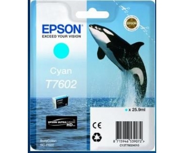 EPSON ink bar ULTRACHROME HD "Kosatka" - Cyan - T7602 (25,9 ml)