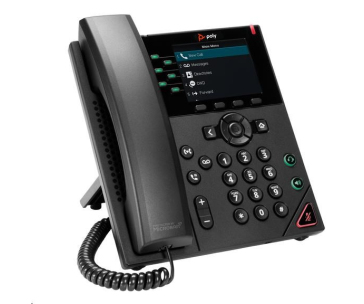 Poly VVX 350 6linkový IP telefon, PoE