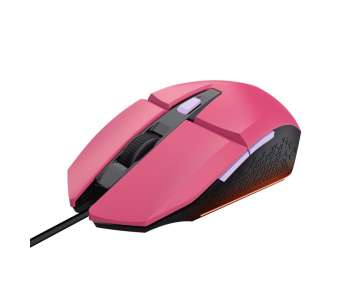 TRUST myš GXT 109P FELOX Gaming Mouse, optická, USB, růžová