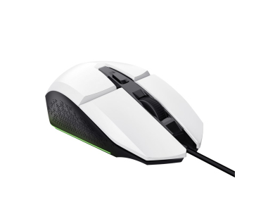 TRUST myš GXT 109W FELOX Gaming Mouse, optická, USB, bílá