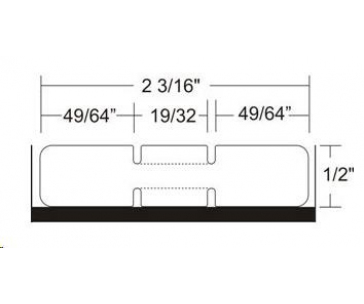 Zebra ZipShip 8000D Jewelry, label roll, synthetic, 56x13mm