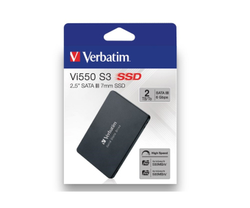 VERBATIM SSD Vi550 S3 2TB SATA III, 2.5” W 550/ R 500 MB/s