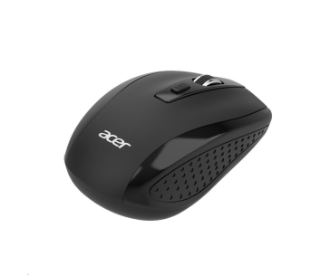 ACER Myš, Wireless mouse MX202 Black - RF 2.4 GHz dongle, DPI 1000/1200/1600, 6 tlačítek