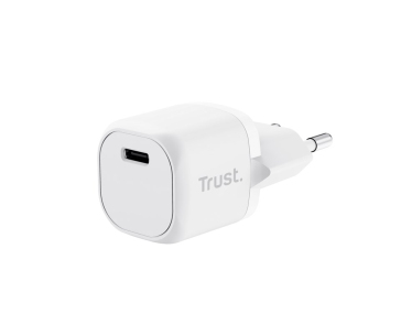 TRUST nabíječka 20W Maxo, USB-C, Nabíječka do zdi, bílá