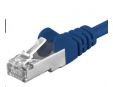 PREMIUMCORD Patch kabel CAT6a S-FTP, RJ45-RJ45, AWG 26/7 5m modrá