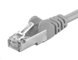 PREMIUMCORD Patch kabel CAT.6 F/UTP, RJ45-RJ45, AWG 26 1m šedá