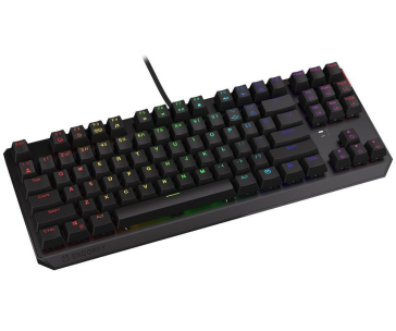 Endorfy herní klávesnice Thock TKL Khail  RD RGB /USB/ red sw. / drátová / mechanická / US layout / černá RGB