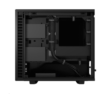 FRACTAL DESIGN skříň Define 7 Nano Black Solid, USB 3.1 Type-C, 2x USB 3.0, bez zdroje, mATX